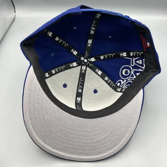 Los Angeles LA Dodgers Hat Men Blue Gray 9Fifty New Era‎ Snap Back Cap New